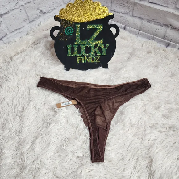 2pcs SKIMS AFTER HOURS THONG & ULTRA FINE MESH THONG/ NWT/3X - Picture 3 of 12